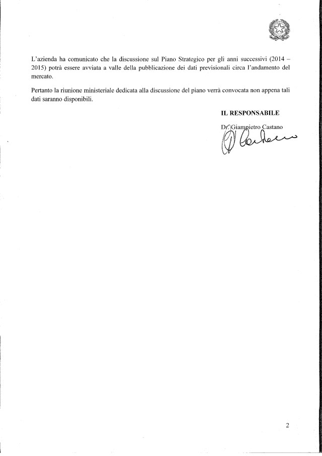 ideal standard convocazione mise - rinvio al 26 febbraio 20-002