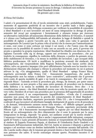 messaggeroannuncio dopo il vertice in ministero-001